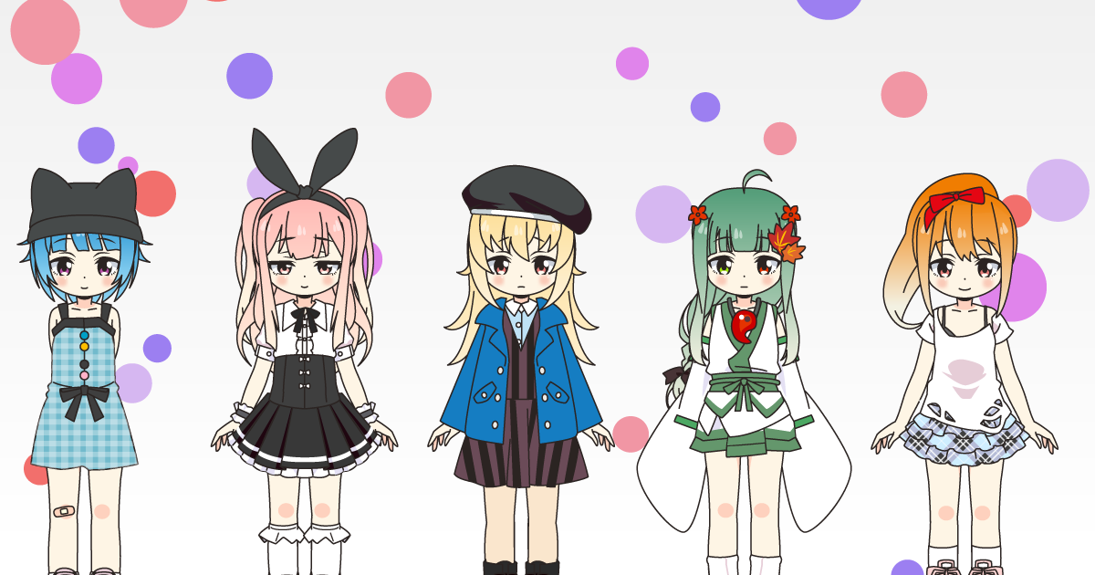 Charat Dressup 無料の着せ替えゲーム